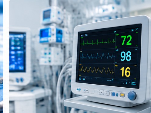 Medical equipment in a clinical setting